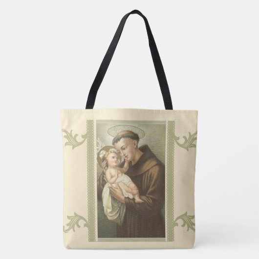 St Anthony von Padua-Baby Jesus Tasche (Vorderseite)