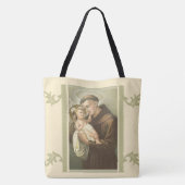 St Anthony von Padua-Baby Jesus Tasche (Rückseite)