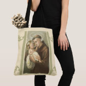 St Anthony von Padua-Baby Jesus Tasche (Von Nahem)