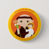 St Anthony von Padua Button (Vorderseite)