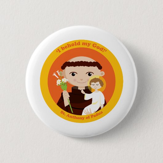 St. Anthony von Padua Button (Vorderseite)