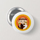 St. Anthony von Padua Button (Vorne & Hinten)