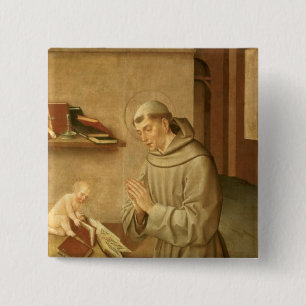 St Anthony von Padua Button