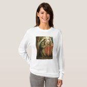 St Anthony von Padua das Christus-Kind verehrend T-Shirt (Vorne ganz)