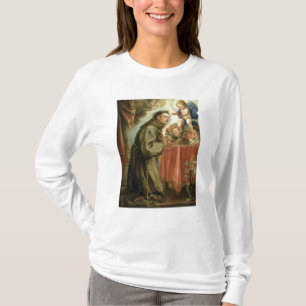 St Anthony von Padua das Christus-Kind verehrend T-Shirt