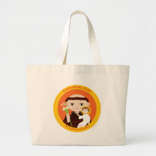 St Anthony von Padua Jumbo Stoffbeutel