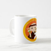 St Anthony von Padua Kaffeetasse (Vorderseite Links)