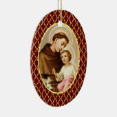 St Anthony von Padua Keramikornament (Rechts)