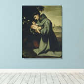 St. Anthony von Padua Leinwanddruck (Insitu (Holzboden))