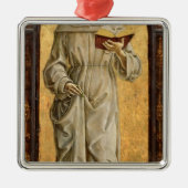 St Anthony von Padua-Lesung Silbernes Ornament (Vorne)