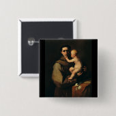 St. Anthony von Padua, Luca Giordano Button (Vorne & Hinten)