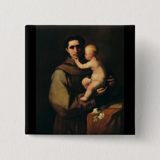 St. Anthony von Padua, Luca Giordano Button (Vorderseite)