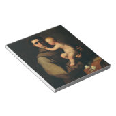 St. Anthony von Padua, Luca Giordano Notizblock (angewinkelt)
