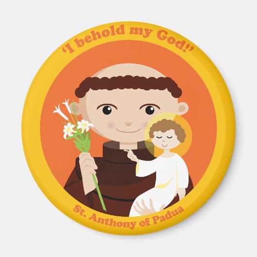 St. Anthony von Padua Magnet (Vorne)