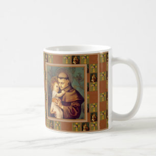 St Anthony von Padua mit Baby Jesus Kaffeetasse