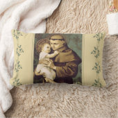 St Anthony von Padua mit Baby Jesus Lendenkissen (Decke)