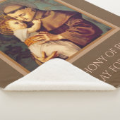 St Anthony von Padua mit Baby Jesus Sherpadecke (3/4)