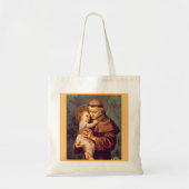 St. Anthony von Padua mit dem Baby Jesus Tote Bag Tragetasche (Vorne)