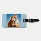 ST ANTHONY VON PADUA-NEVER VERLIEREN IHRE TASCHEN! GEPÄCKANHÄNGER (Vorderseite horizontal)