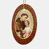 St Anthony von Padua personifizieren Keramikornament (Links)