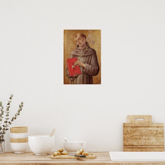 St. Anthony von Padua Poster (Küche)