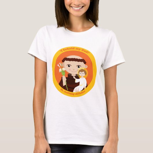 St. Anthony von Padua T-Shirt (Vorderseite)