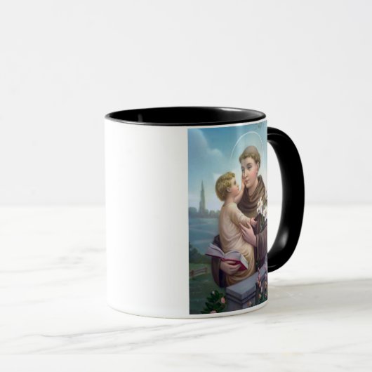 St. Anthony von Padua Tasse  (VorderseiteRechts)