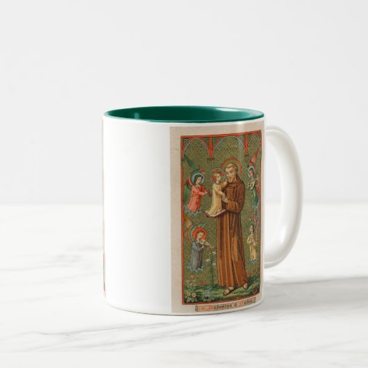St. Anthony von Padua Tasse (VorderseiteRechts)