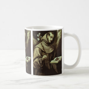 St. Anthony von Padua von El Greco Kaffeetasse