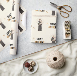St. Anthony Wrapping Paper Geschenkpapier