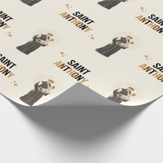 St. Anthony Wrapping Paper Geschenkpapier (Ecke)