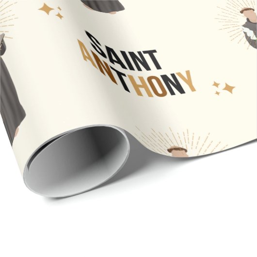 St. Anthony Wrapping Paper Geschenkpapier (Rolleneckpunkt)