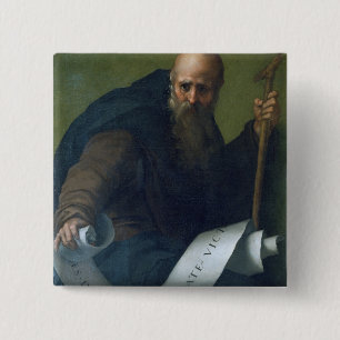 St- Anthonyabt (c.251-356) c.1518-19 (Öl auf Ca Button