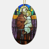 St- Anthonyverzierung Keramikornament (Links)