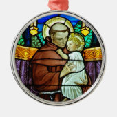 St- Anthonyverzierung Silbernes Ornament (Vorne)