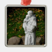 St- Anthonyweihnachtsverzierung Silbernes Ornament (Vorne)