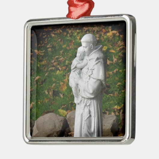 St- Anthonyweihnachtsverzierung Silbernes Ornament (Links)
