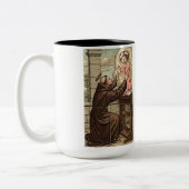 St- Anthonyzitat - Christus Zweifarbige Tasse (Links)