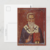 St. Antipas von Pergamum Postkarte (Vorne/Hinten)