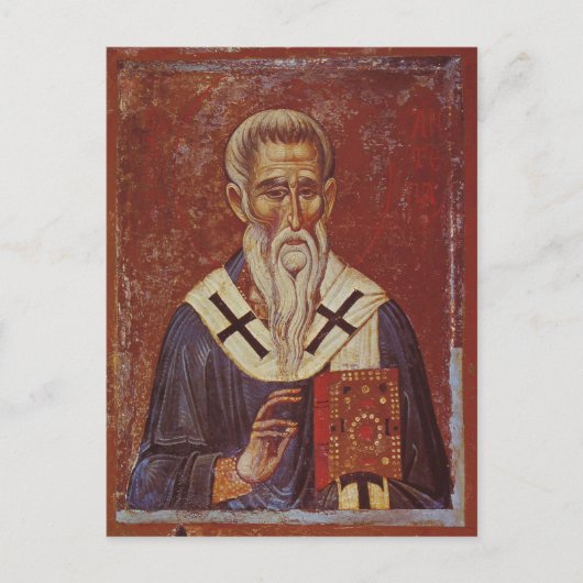 St. Antipas von Pergamum Postkarte (Vorderseite)