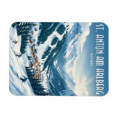 St. Anton am Arlberg Österreich Magnet (Horizontal)