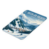 St. Anton am Arlberg Österreich Magnet (Linke Seite)