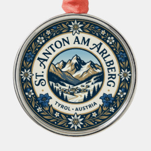 St. Anton am Arlberg Österreich Ornament Aus Metall
