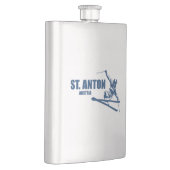 St. Anton Austria Skier Flachmann (Rechts)