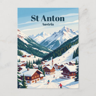 St Anton, Österreich Postkarte