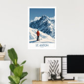 St Anton Ski Poster 1 (Heimbüro)