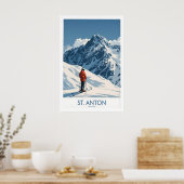 St Anton Ski Poster 1 (Küche)