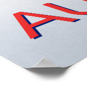 St Anton Ski Resort Österreich Poster (Ecke)