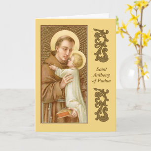 St. Antonius von Padua & das Jesuskind (JM 05) Karte