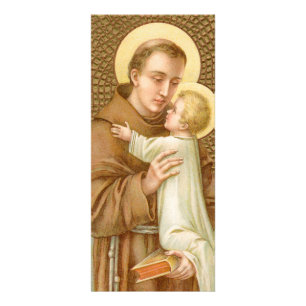 St. Antonius von Padua & das Jesuskind (JM 05) Werbekarte
